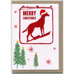 クリスマスカード　Christmas Dingo Dog　ディンゴ