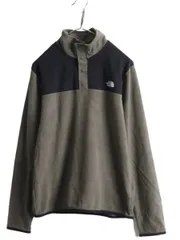 【お得なクーポン配布中!】 US企画 ノースフェイス ハイネック フリース プルオーバー メンズ S 古着 The North Face アウトドア Tシャツ スナップ ジャケット 2トーン