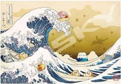 星のカービィ キャラクターラバーマット プププ三十六景 富嶽三十六景