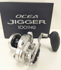 【極美品】シマノ オシアジガー1001HG（01）ジギング　ジギングリール　左巻き　レフトハンドル　オフショア　ライトジギング　スロージギング　ジギング船　ハマチ　ワラサ　ブリ　ヒラマサ　カンパチ