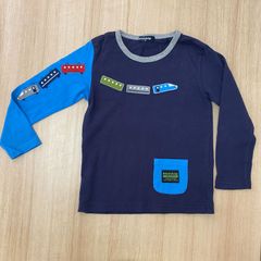 クレードスコープ(kladskap )　電車長袖Tシャツ110