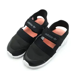 アディダス ドームサンダル ベルクロ BB6698 スニーカー シューズ 子供靴 キッズ 男の子用 16cmサイズ ブラック adidas 【中古】