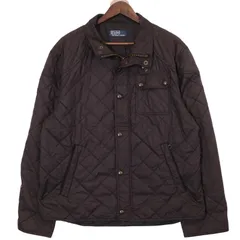 90年代 Polo by Ralph Lauren ポロ ラルフローレン キルティングジャケット ブラウン (メンズ L) 中古 古着 A0981