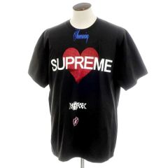 【中古】シュプリーム Supreme 2025年春夏 Announcing Tee コットン クルーネック 半袖Ｔシャツ ブラック【サイズXL】【メンズ】