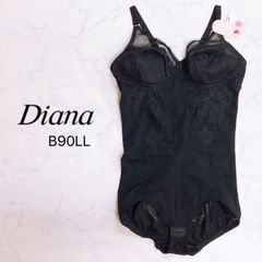 新品ダイアナDiaSienneボディスーツ C85LL ブラック Diana ダイアナ ボディスーツ C85LL 大きいサイズ 補正下着 - メルカリ
