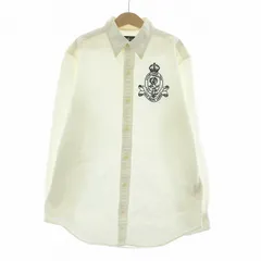 ラルフローレン RALPH LAUREN ボタンダウンシャツ 刺繍 長袖 子供服 ジュニア 150cm ホワイト 3342-3833 /NQ