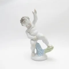ヘレンド フィギュリン 孔雀 置物 ピーコック 手描き 磁器製