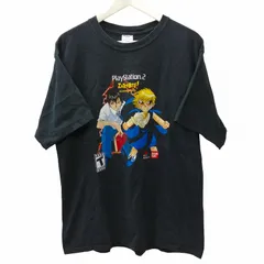 ヴィンテージ VINTAGE 2005 ガッシュベル 友情タッグバトル Tシャツ 00s JERZEES製 ポルトガル仕様 プレイステーション2 PS2 アニメT 黒 ブラック L