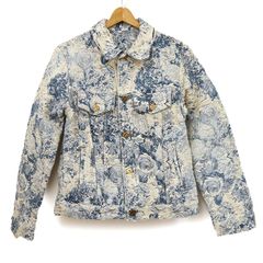 ルイヴィトン 22AW クラシック モノグラムデニム ジャケット 46 ブルー