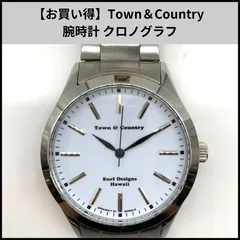 TA395【お買い得】Town＆Country 腕時計 クロノグラフのサムネイル