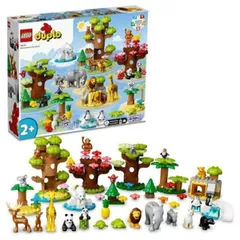 【新品】    セット 【パッケージ不良】ラッピング不可 ご自宅用O レゴ(LEGO) デュプロ 10975 デュプロのまち 世界のどうぶつ 知育 ブロック 2歳から 知育玩具 おうち遊び 創造力 集中力 高齢者 脳トレ 頭の体操 指先運動 予防 ギフト プレ