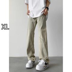 00s RATS ヘビーオンスワイドデニム 赤耳 カーキカラー 茶芯レザー 
