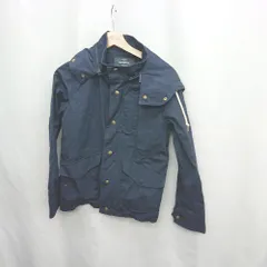 ◇ ⊇ green label relaxing フード取り外し可能 コットン100% 長袖 マウンテンパーカー サイズ40 ネイビー レディース E  【1502200015369】