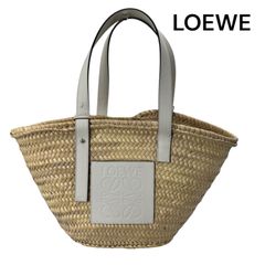 ●美品　ロエベ　LOEWE  BASKET BAG バスケットバッグ バッグ かごバッグ 鞄　レディース　5D550