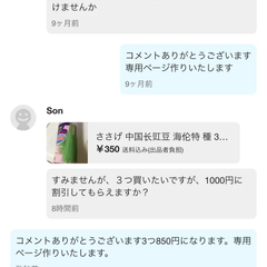 Son様専用ページ