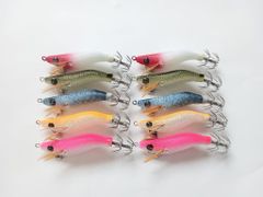 全て夜光仕様　エギ　1.5号　10個　セット　約6.5cm 約3.6g 小さいイカに！ アオリイカ ヤリイカ スルメイカ マイカ コウイカ ヒイカ