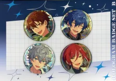 【中古】バッジ・ピンズ Bセット ホログラム缶バッジセット 「プロジェクトセカイ カラフルステージ! feat. 初音ミク×あんさんぶるスターズ!!」