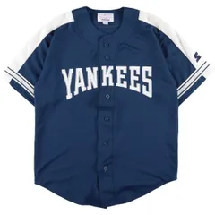 STARTER × NY.Yankees XLサイズ 厚手生地 古着ゲームシャツ-