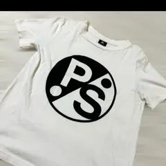 PS Paul Smith ポールスミス メタリックカラーロゴ Tシャツ M 白