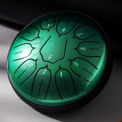 さざなみ楽器工房 さざなみドラム 中型さざなみ 440Hz 平均律 グリーン