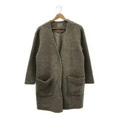 ef-de エフデ アウター ジャケット コート 大きめポケット シンプル 長袖 ひざ丈 レディース カーキ 9