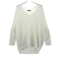 JOURNAL STANDARD ジャーナルスタンダード 長袖 Vネック カットソー ホワイト レディース 古着