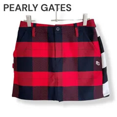 PEARLY GATES パーリーゲイツ レディーススカート ボーダー チェック プリーツスカート サイズ0 新品タグ付き 品番：055-123402 ゴルフウエア スポーツウエア 561KZ