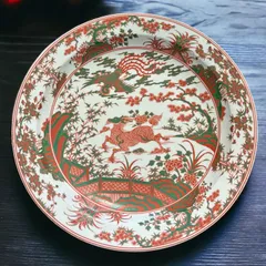 新作限定品コレクター放出 大清康熙年製 茶碗 茶器 食器 中国美術 古美術品 古玩 唐物 骨董 古陶 古染付 人物図 アンティーク 時代物 ① 清