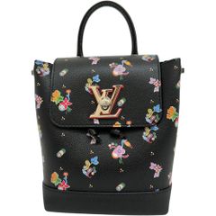【LOUIS VUITTON/ルイ・ヴィトン】ロックミー バックパック M54848 3wayリュック/ショルダー ハンドバッグ レザー ブラック/シルバー金具 レディース 【中古】【真子質店】【BL】