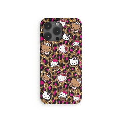 キティ ヒョウ柄 スマホケース iphone16ケース iphoneケース 15iphone14/13/12 ケースmini pro カバー シリコン 柔らかい殻 携帯カバー お