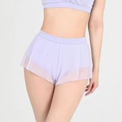【5月21日まで！】ボトムスのみ　Short Ver Skirt Pants（バレースカート ショートver.）｜FORALL polewear（フォーオール）Violet Lavender（紫／ラベンダー）ポールダンスウェア　ヨガ　エキゾチック　アクロバット