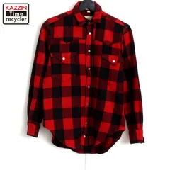 80s vintage RALPH LAUREN ブロックチェック柄 ポロウエスタン 長袖ウエスタンシャツ メンズ 表記ボーイズ10サイズ