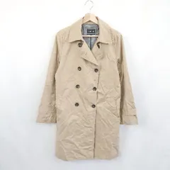 ◇ ◎ HusHusH ハッシュアッシュ 裏地ギンガムチェック 生地薄手 長袖 トレンチコート サイズ3 ベージュ系 レディース E  【1310300040330】