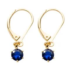 【9月 × ゴールド】[Cream dot. クリームドット公式]フック 金属アレルギー ニッケルフリー 揺れる 誕生月カラー 誕生月色 キュービックジルコニア 一粒ビジュー 大人