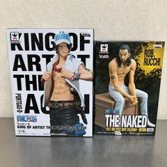 未開封 ワンピース プライズ フィギュア 2個 まとめ セット エース ロブ・ルッチ / ONE PIECE KING OF ARTIST THE NAKED