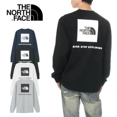 【S〜XL】【新品】ノースフェイス ロンT メンズ レディース THE NORTH FACE ロングスリーブ バックスクエアロゴ 長袖Tシャツ バックプリント ブランド S M L XL 黒 紺 グレー 白 NT32442