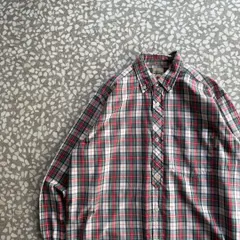STUSSY / 90's usa製 check ls shirt 【クラウンタグ、最高カラー】オールドステューシーショーンフォント　長袖　白タグ　チェック柄　オールシーズン　ユニセックス　ネルシャツ