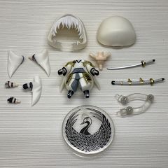現状品　ねんどろいど 鶴丸国永 体パーツ　ボディパーツ　頭巾パーツ　武器パーツ　刀剣乱舞-ONLINE-　写真にあるもののみバラ売り不可
