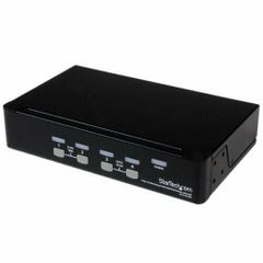 [신품·2영업일에 발송]STARTECH.COM KVM스위치/4포트/1화면/VGA/1920x1440/OSD/1U랙 대응(SV431DUSBU)