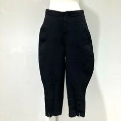 RL-P005 コムデギャルソン コムデギャルソン COMME des GARCONS COMME des GARCONS エステルギャバ 裾ジップジョッパーズパンツ 黒 XSサイズ 2023年A/W