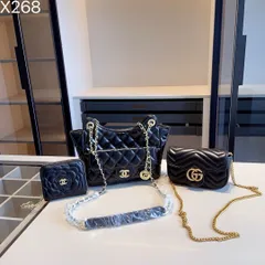 【今日特価】Chanel＆GUCCI X268 3点セット, ホボバッグ＆マーモントミニバッグ＆ウォレット, 超お得なセット！ [本日特価|新品未使用品]