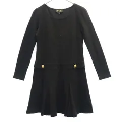 トゥービーバイアニエスベー 長袖ワンピース T1 ブラック To b by agnes b. レディース 古着 221107 【PD】