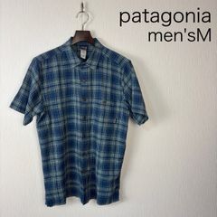 Patagonia Handwoven 半袖シャツ M インディゴブルー - メルカリ