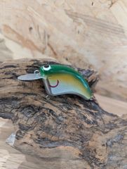 フラットサイドクランク　ハンドメイド　　バルサ材