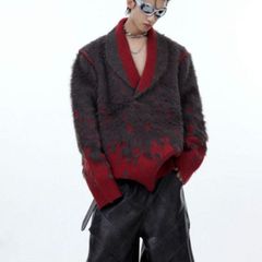 Sacai バンダナ柄 フリンジタートルネックニット（18-03929） - メルカリ