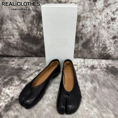【未使用】Maison Margiela/メゾンマルジェラ TABI BALLERINA NEW/タビ バレリーナ ニュー/バレエシューズ/ブラック/S58WZ0127/38