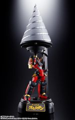 BANDAI SPIRITS(バンダイ スピリッツ) 超合金魂 天元突破グレンラガン GX-107 完全変形合体グレンラガン＆大回転ギガドリルセット 約180mm PVC&ABS&ダイキャスト製 塗装済み可動フィギュア