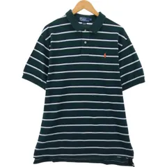 古着 ラルフローレン Ralph Lauren POLO by Ralph Lauren 半袖 ボーダー ポロシャツ メンズXL相当/eaa554625