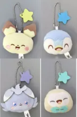 【中古】キーホルダー 全4種セット ポケピース ボールチェーン付きぬいぐるみ ～ピチュー・ポッチャマ・ニャスパー・モクロー～ 「ポケットモンスター」