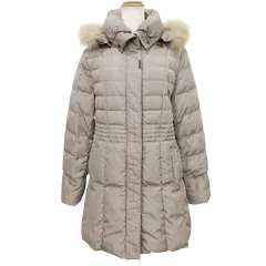 【タグ付き未使用】noa-ge ダウンコート　ダウンジャケット　ブルーフォックス ノアジェ/noa-ge⭐︎ブルーフォックスファー付リアルダウン